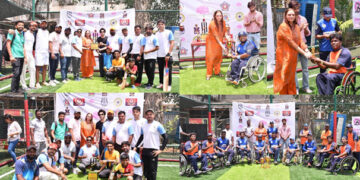 Nidarshana Gowani Organizes Kamala Cricket Tournament with special match between Mumbai Wheelchair Cricket Teams