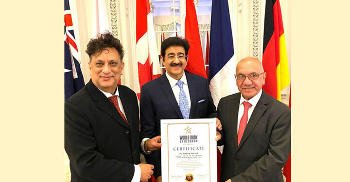Sandeep Marwah Entered into World Book of Records Second Time