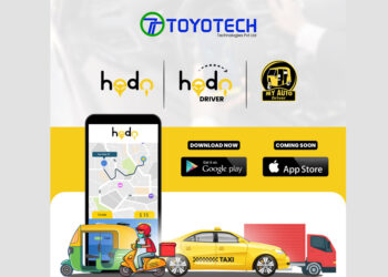 Now booking rides become easier and faster with newly launched app ‘Hodo’ by Toyotech