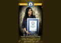 Dr Sumadhura of Hyderabad-based SimSum Arts on the Guinness World Records