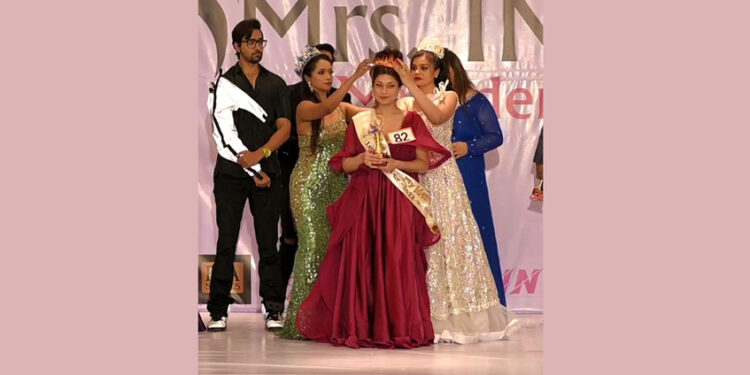 Bangalore Entrepreneur Sukanya Banerjee gets crowned as First Runner up in Mrs India My Identity 2022