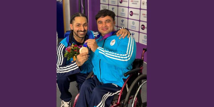 Powerlifter Ashok bags bronze medal at Asia Para Games 2023; makes his coach and India proud