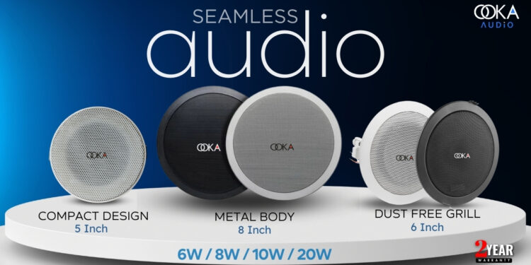 Revolutionizing Retail Audio: Ooka Audio’s NextGen Ceiling Speakers