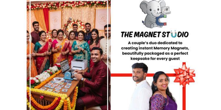 The Magnet Studio Brings Live Photo Fridge Magnet Experiences to Events in Bangalore