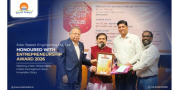 Solar Basket Engineering Private Limited Honoured With Entrepreneurship Award 2026, Marking a New Milestone in India’s Homegrown Solar Innovation Story